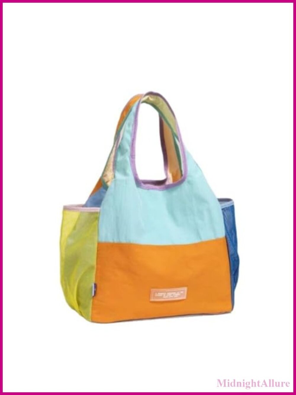 Nylon Handbag Foldable Ultra-Light Shoulder Bag for Shopping & Daily Use